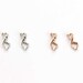 Bts love stud earrings hearts screw back ball surgical steel stud earring  hands heart earrings  Cartilage earrings  K-pop idol earrings 