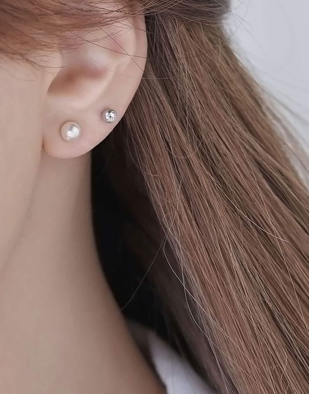 12 Pairs Pearl Studs Earrings for Women, Stainless Myanmar