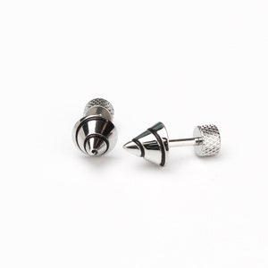 Spike Ohrring 16g Spike Cone Knorpelohrring Spike Muschel Helix Knorpelohrring Piercing Geschenk für Männer Herren Ohrringe 1 Stück