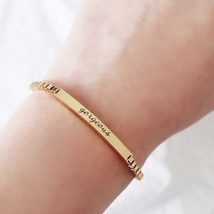 Custom bar bracelet location bracelet latitude longitude bracelets coordinates bracelet anniversary gift ideas unique personalized gift #st1