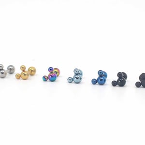 Winzige Micky Maus Ohrringe 16g Mini mickey Piercing Ohrring mickey Helix Knorpel Piercing Helix Ohrring mickey Knorpel Ohrring
