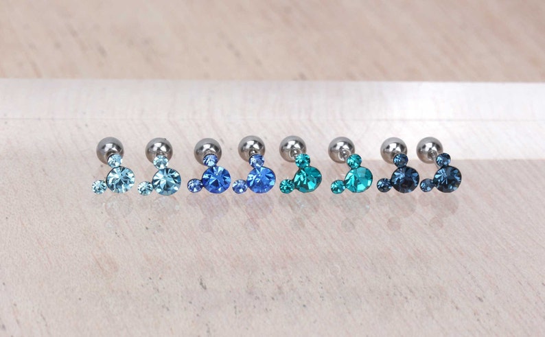 Mickey stud earrings