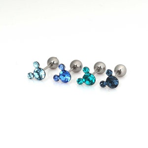Mickey stud earrings