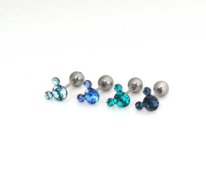 Mickey stud earrings