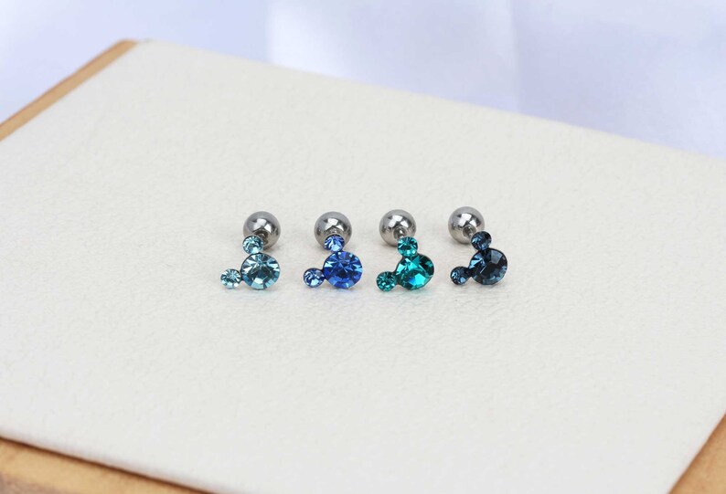Mickey stud earrings
