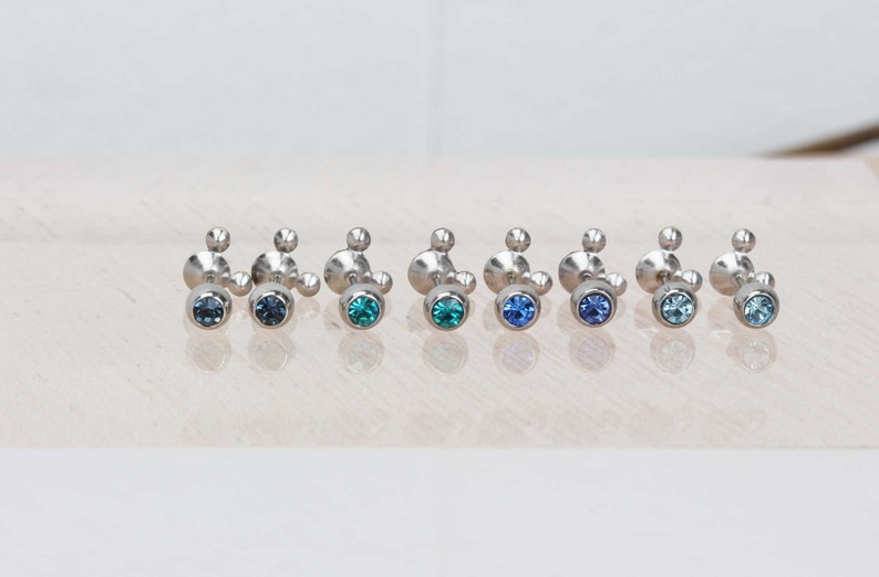 Mickey stud earrings