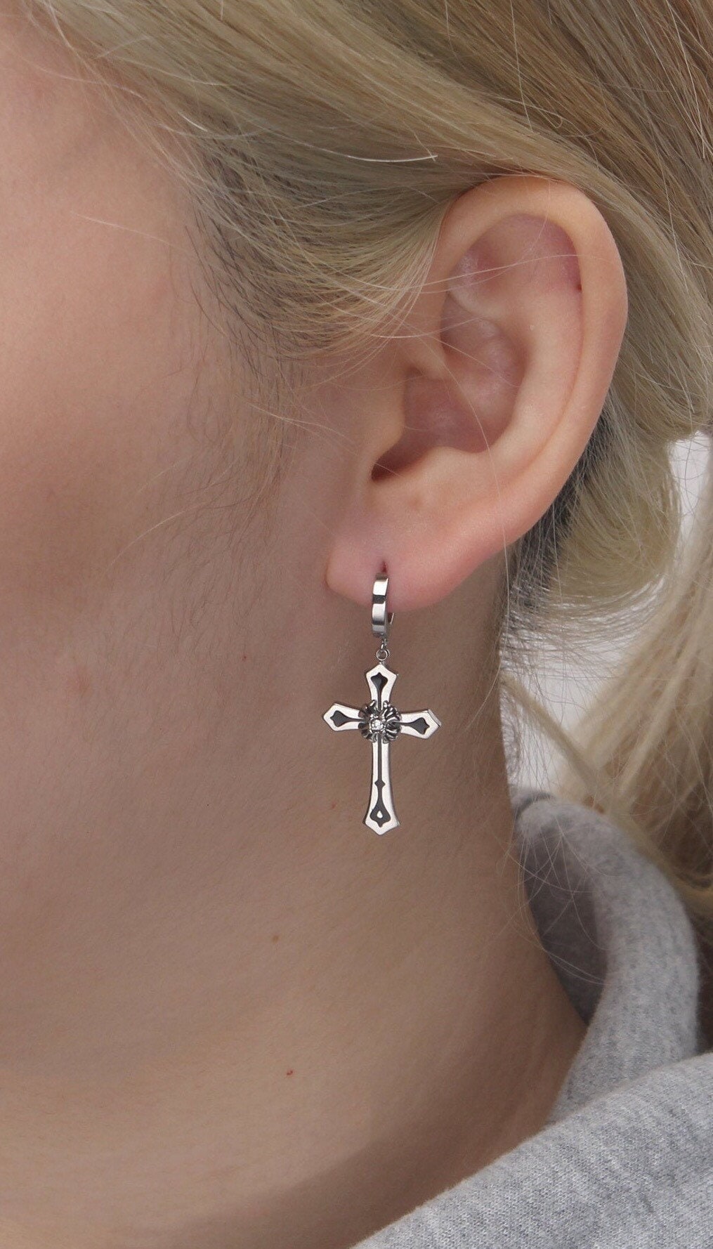 Kpop Cross Earring Canada