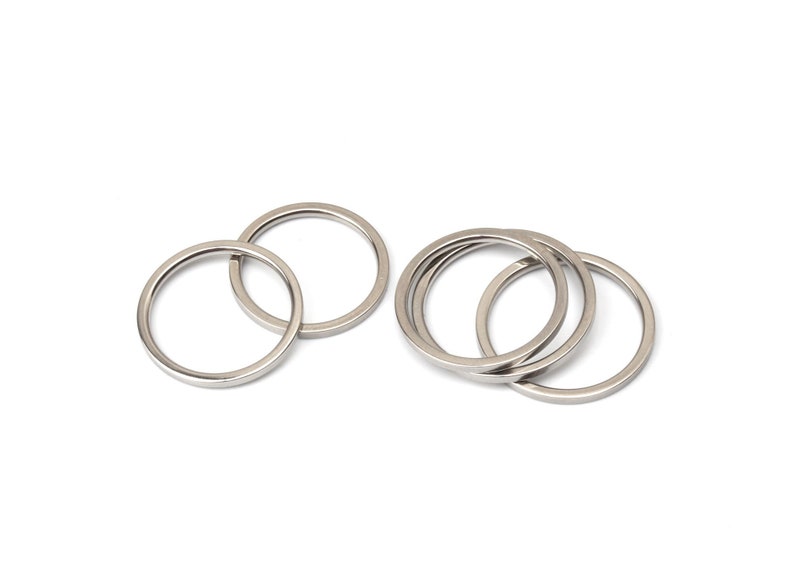 Silver 1.4mm Thin statement ring