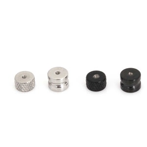 Chirurgenstahl Ohrringträger für Schraubohrringe Ersatzträger 16Gauge 2 Stück