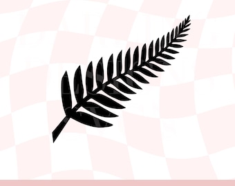 NZ Silver Fern SVG, New Zealand Kiwiana, Nz Icons PNG, Fern NZ Silver Fern SVG, New Zealand Kiwiana, Nz Icons PNG, Fern