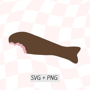 Classic Chocolate Fish SVG, New Zealand Kiwiana, Nz Icons PNG, Choccie Fish Clipart, Nz Food Silhouette Cricut, Instant Download