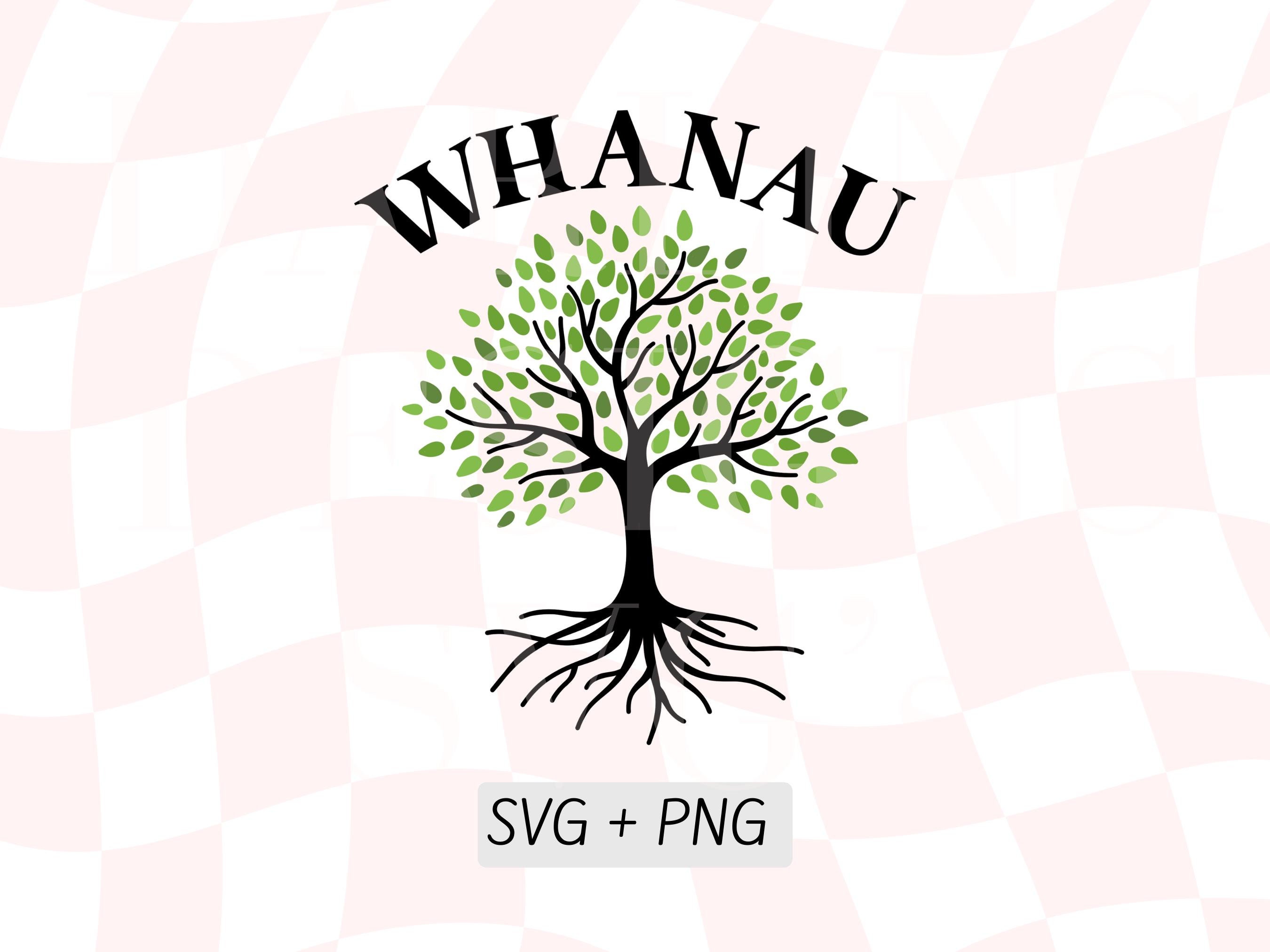 Māori Whanau Family Tree SVG, Family Wall Art, Māori Art, Family Tree ...