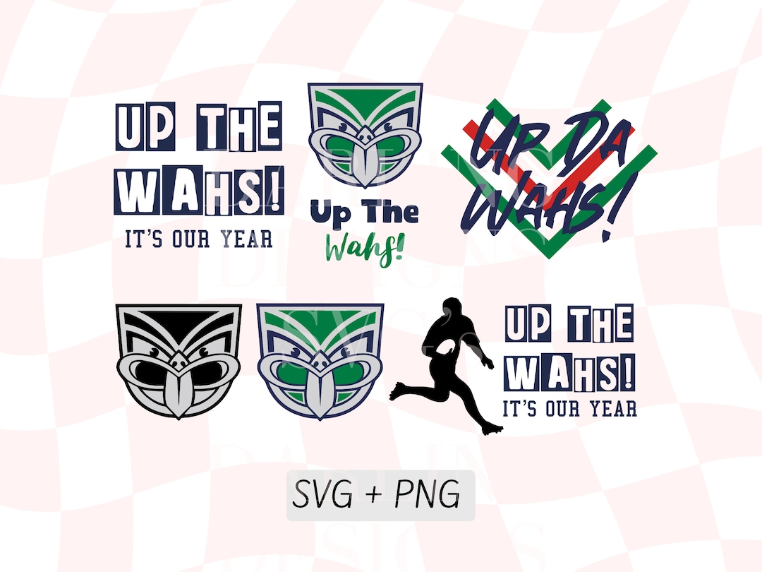 Up the Wahs SVG Pack New Zealand Warriors SVG Cut File Rugby Etsy Australia