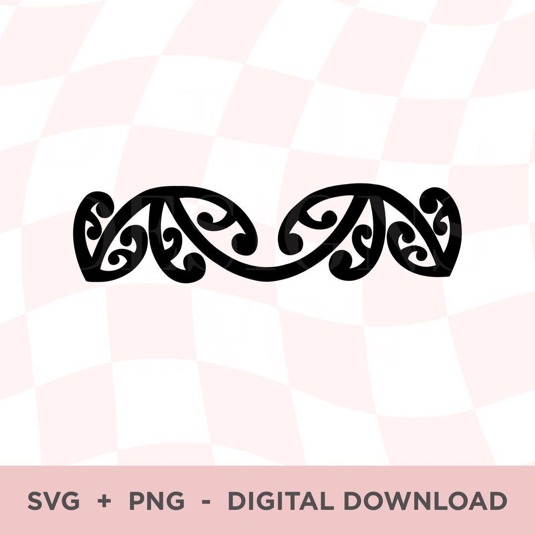 Māori Koru Pattern SVG, Long Koru Design, Koru Shape PNG File, Māori ...