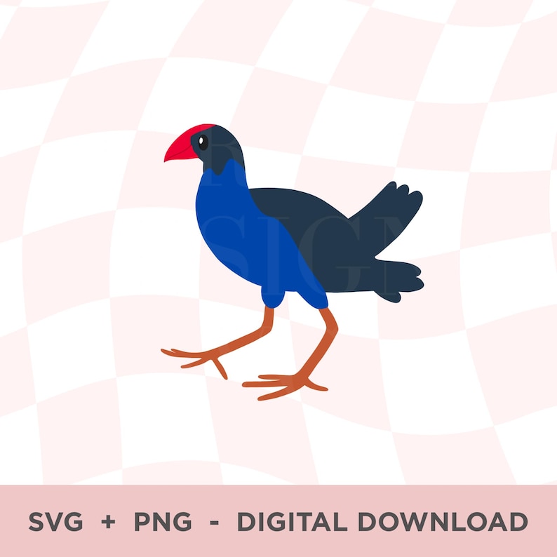Pukeko Bird SVG, New Zealand Kiwiana, Nz Icons PNG, Pukeko Clipart, Nz ...
