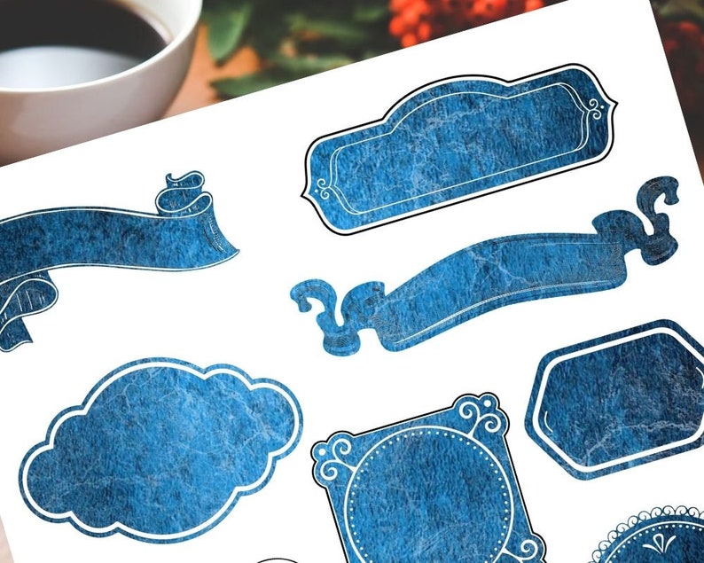 Spell Book Label Set of 6 Printable Labels Sticker Sheets for Book of Shadows | Bos ...