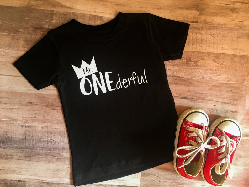 boy shirt Birthday Shirt ONEderful shirt birthday boy First Birthday Shirt One T SHirt 1st Birthday Mr