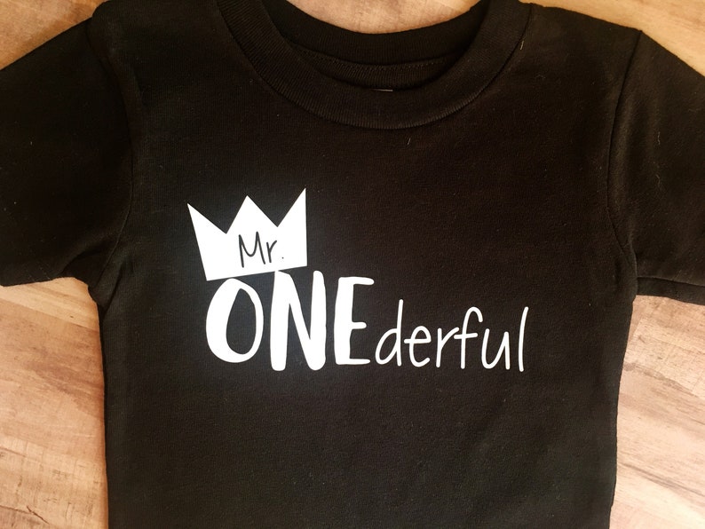 boy shirt Birthday Shirt ONEderful shirt birthday boy First Birthday Shirt One T SHirt 1st Birthday Mr