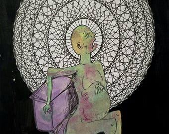 Radiating Madonna - Original Artwork