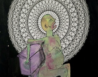 Radiating Madonna - Original Artwork