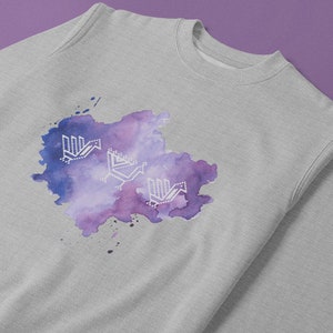 Colourful Unisex Sweatshirt, Crewneck, Gift for Him, Gift for Her, Persian Design, Colourful Design, Made in Canada