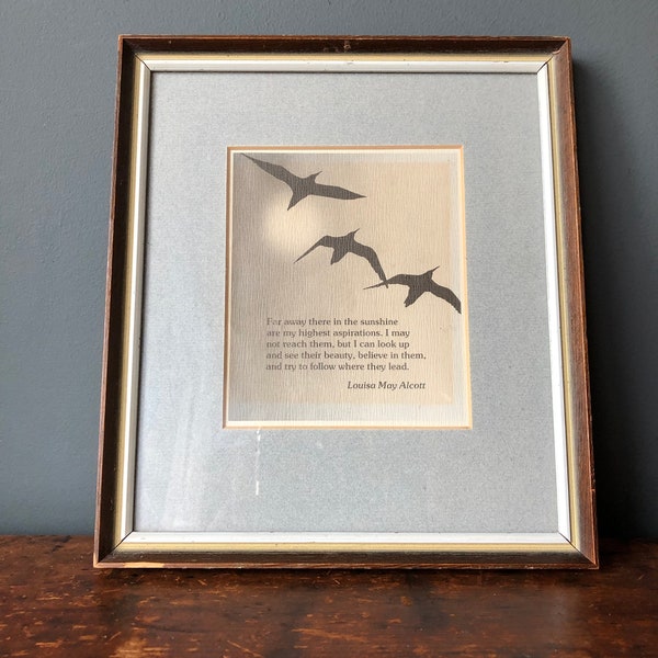 Framed Quote Etsy UK