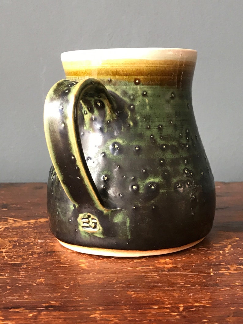 The Village Pottery Studio Pottery Jug Creamer PLONK on Front Etsy