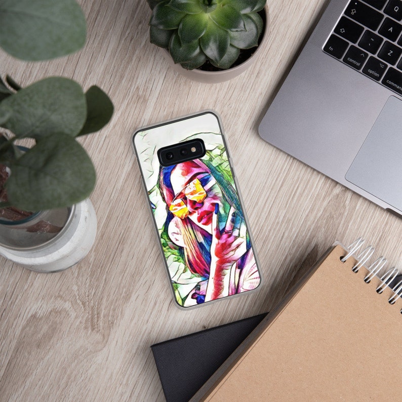 Pop Art Retro Record Girl Samsung Case