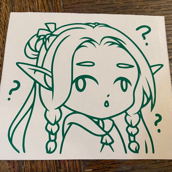 Confused Elf Wife Vinyl Decal | 4 inches