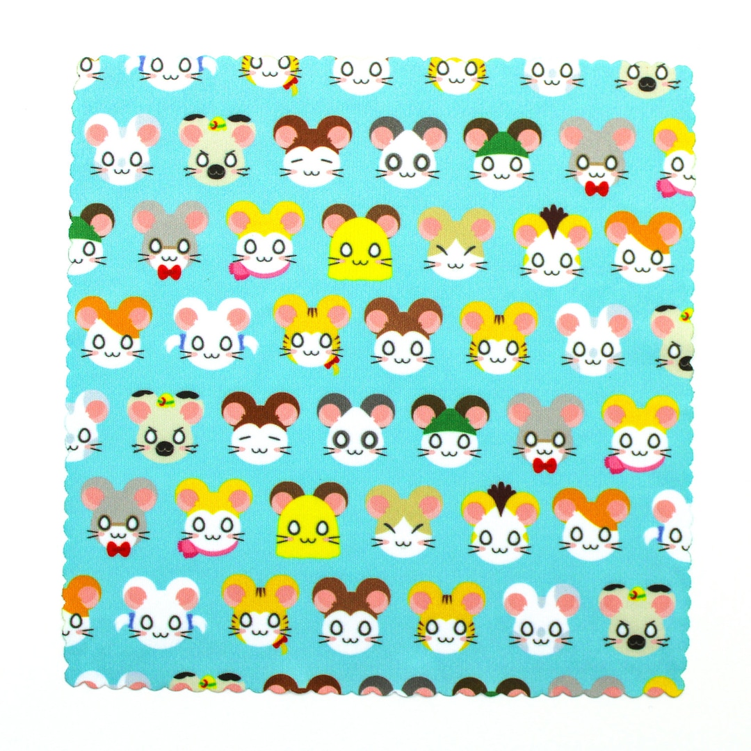 Hamtaro Microfiber Cloth Screen Wipe Glasses 5.75 Inches Etsy