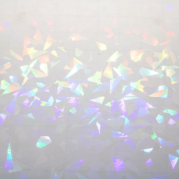 Cracked Glass Holographic Vinyl Sticker Laminate Self Adhesive Overlay  Resin Transparency Holographic Sticker Paper, Sticker Overlay -  Israel