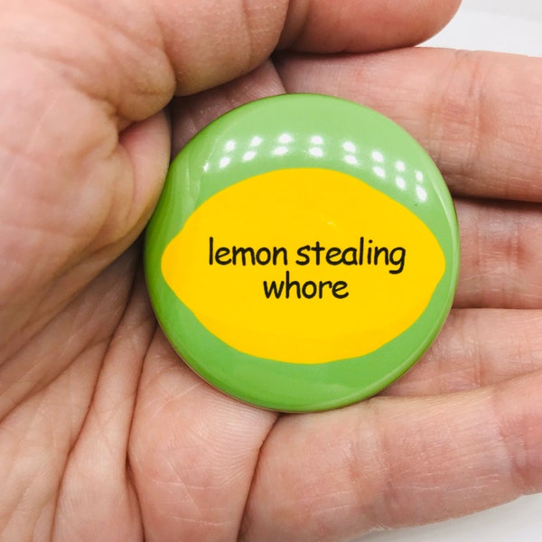 Lemon Stealing Button | Meme Button Button 1,5 inch | Meme Video