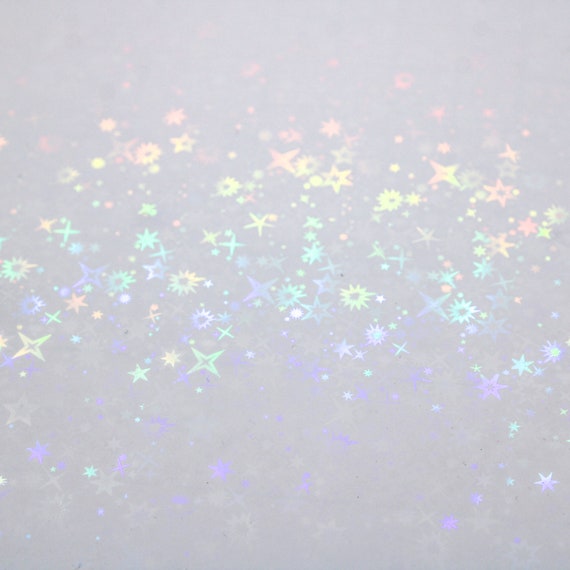 Holographic Self Adhesive Paper 25 Sheets Sparkle Star – TechnoChic