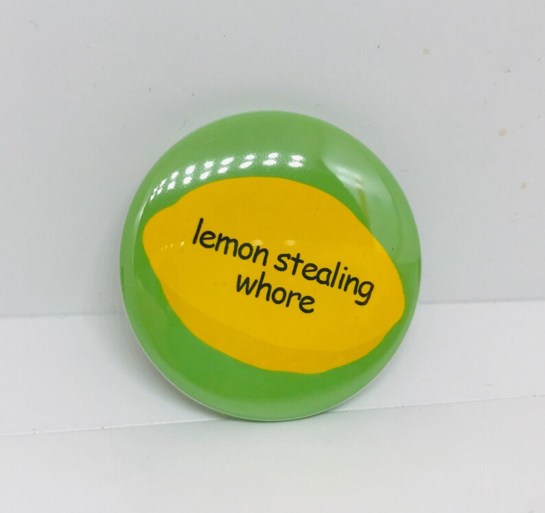 Lemon Stealing Button Meme Badge Pinback 1.5 Inch Memes | Etsy