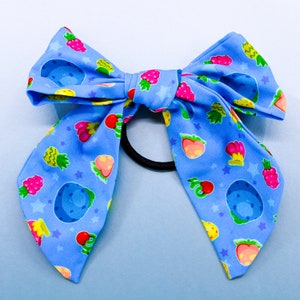 Berry Hair Bow | Hairbow Hairband Band Elastic | Kawaii Colorful Tie Hairtie