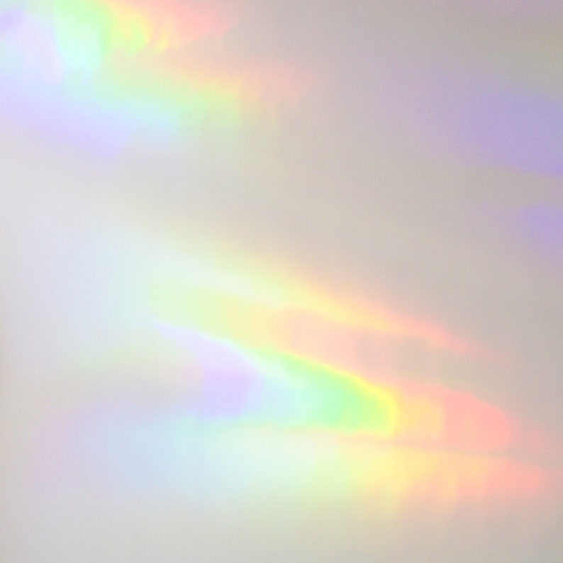 Oil slick Holographic Transparent Self Adhesive Film Small Sheet | Different Sizes Available | For Scrapbooking Buttons Prints image 1