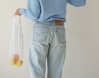 Vintage Oshkosh Overalls | 80s Medium Blue Denim Dungarees