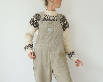 70s Key Imperial Hickory Stripe Overalls sz. M, Vintage Striped