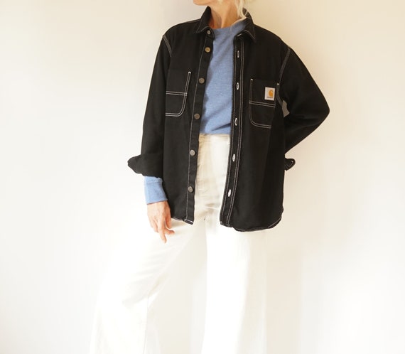 Vintage Carhartt Black Chore Jacket | Workwear Jac