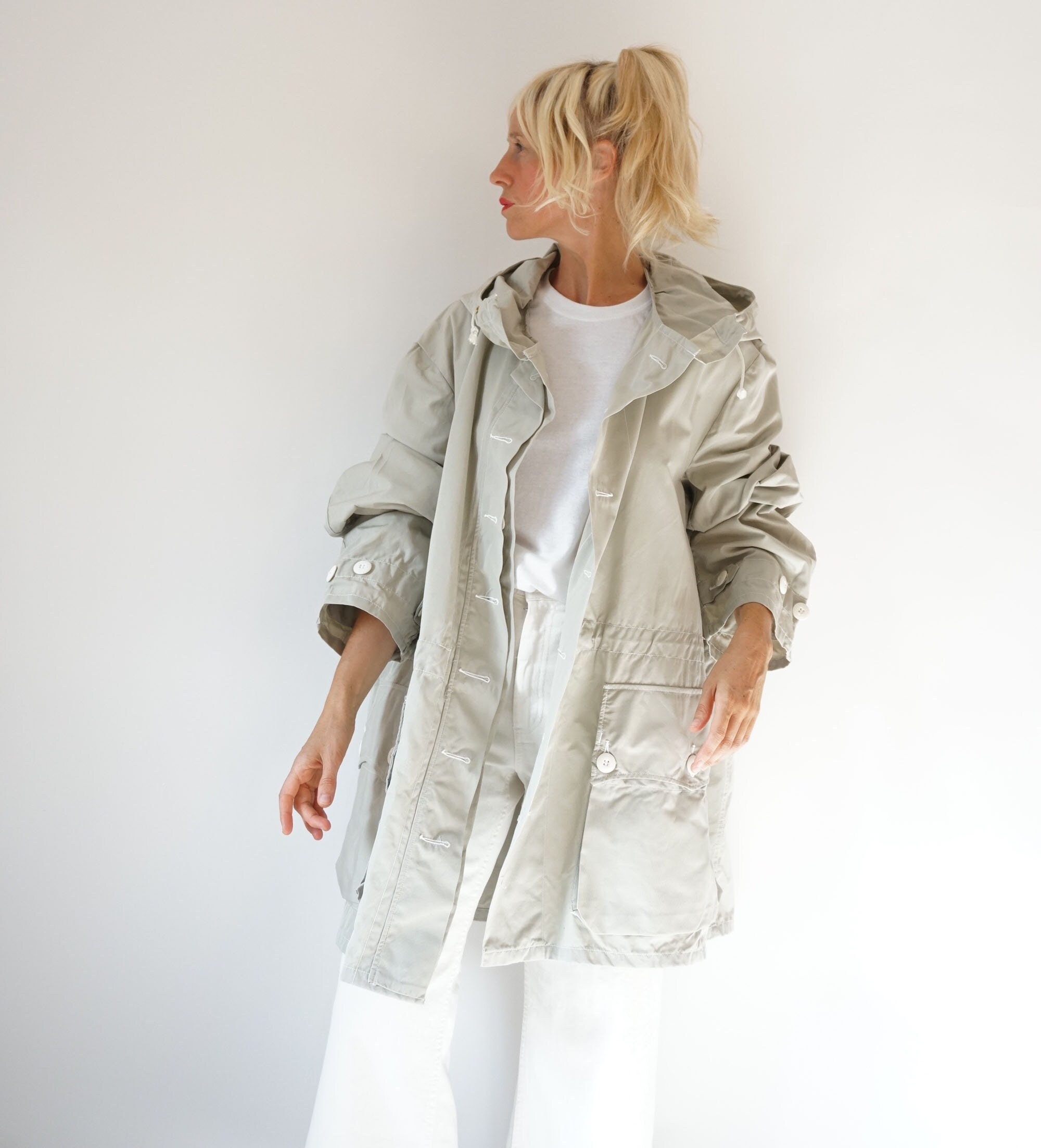 Vintage off White Snow Parka 60s Light Swedish Parka Jacket - Etsy