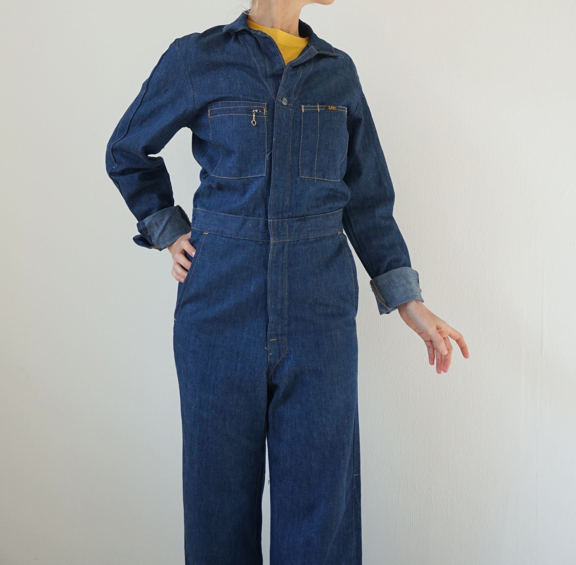 【Lee×BEDWIN & THE HEARTBREAKERS】Coverall Vintage Denim Lee Union-alls Coverall 30