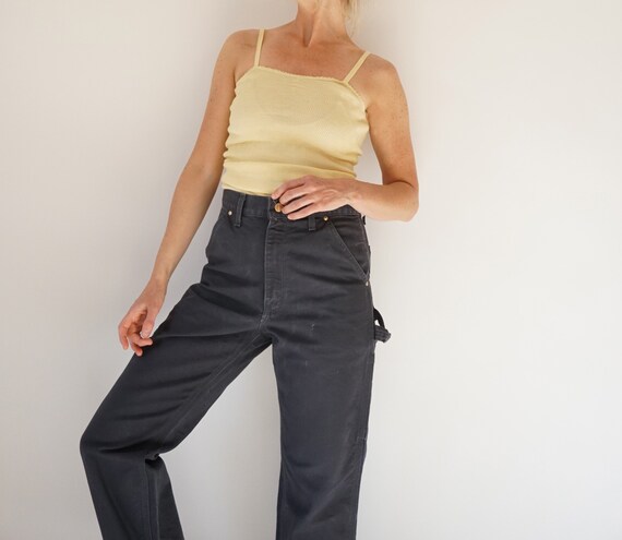 Vintage Butter Yellow French Pointelle Undershirt