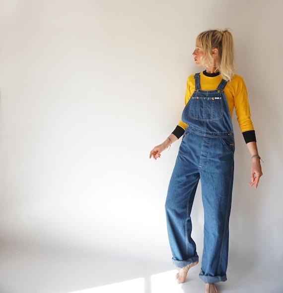 パンツ Lee DUNGAREES VINTAGE OVERALLS 2024AW Vintage Lee Dungarees Sz M/L 80s 90s Riveted Denim Button