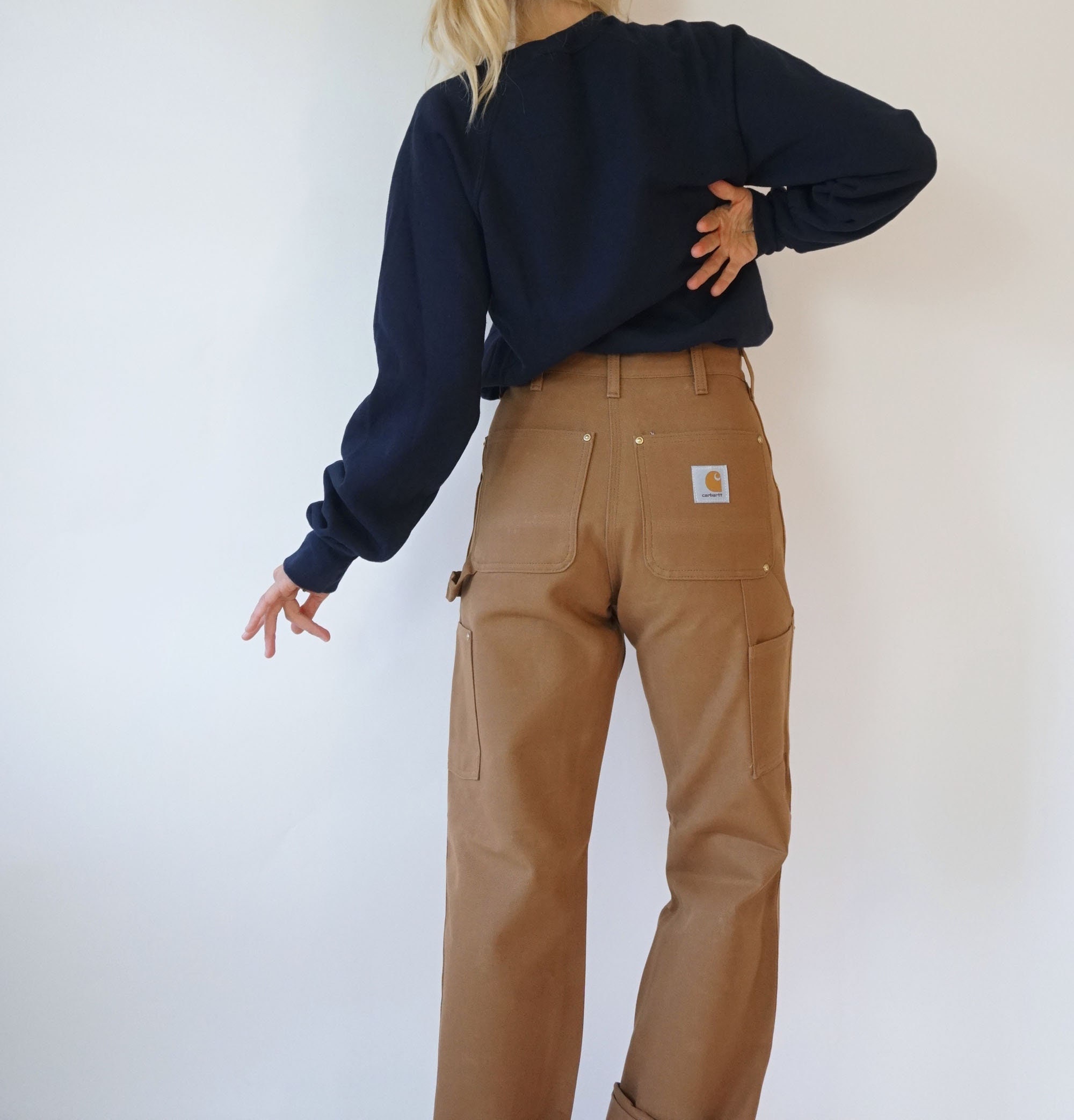 Vintage Carhartt Painter's Pants 30 W Tobacco Canvas High Waist Cargo  Carhartt Utility Pants Carpenters -  India