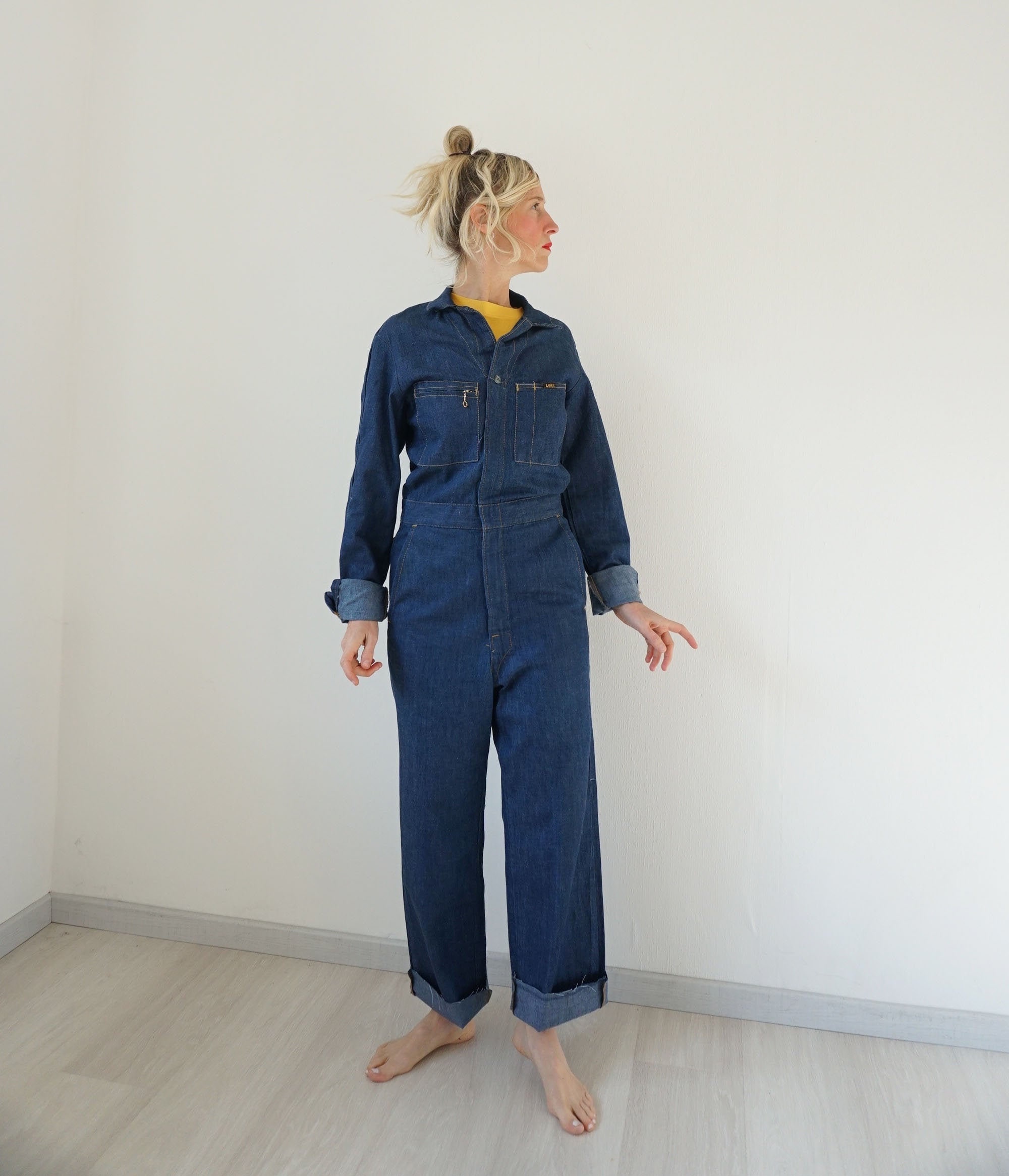 Lee デニム カバーオール durabilt unionalls ヴィンテージデニム Lee Union-Alls カバーオール 30インチ幅 | ワーク