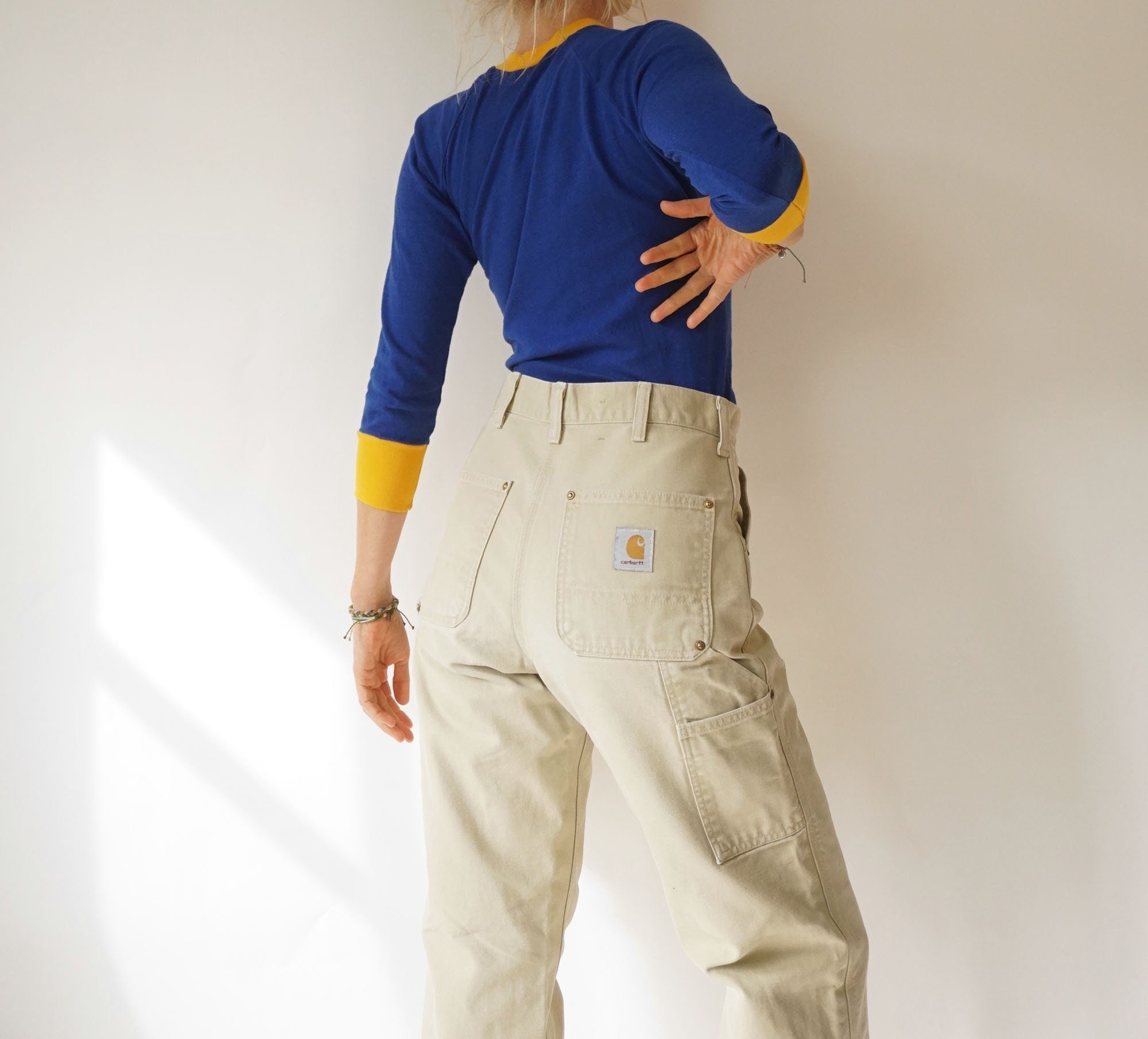 Vintage Carhartt Painter's Pants 29 W Desert Canvas High Waist Cargo  Carhartt Utility Pants Carpenters 