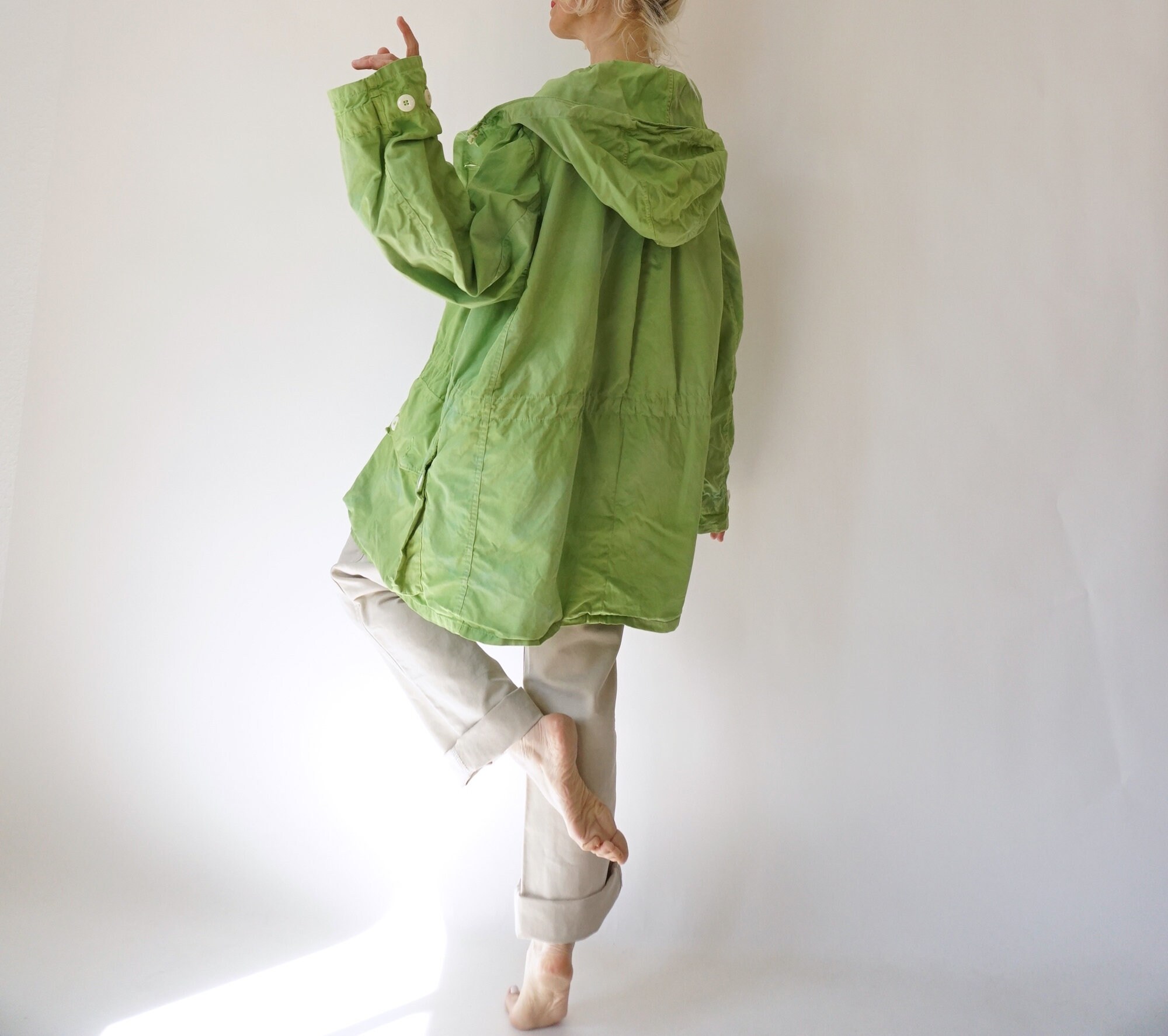 patina green jacket