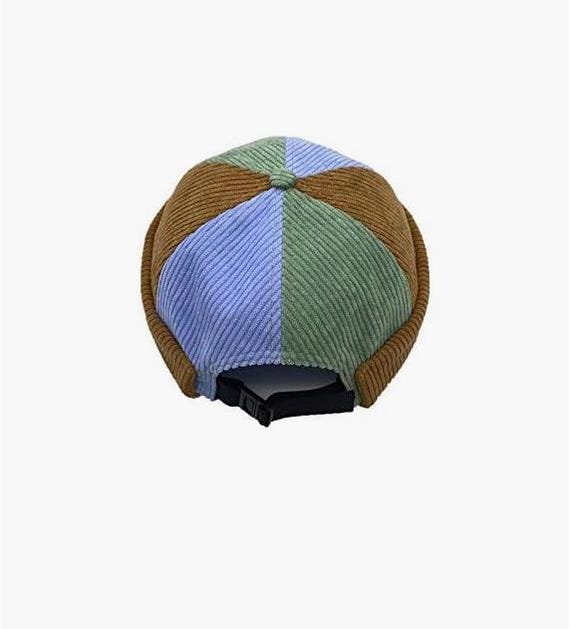 Patchwork Retro Sailor Brimless Docker Cap Vintag… - image 6