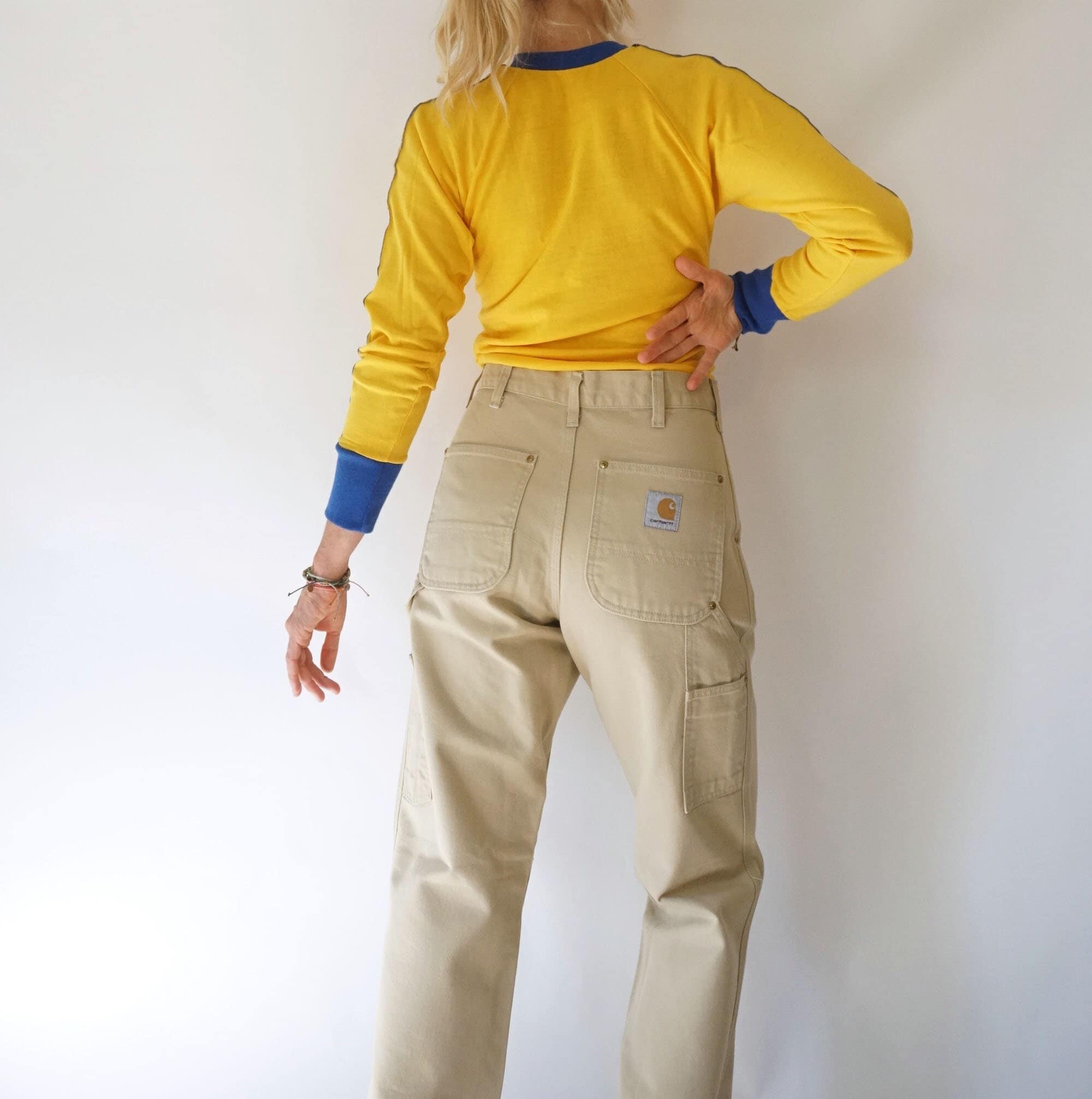 SmizeVintage Vintage Carhartt Painter's Pants 29 W | Desert Canvas High Waist Cargo Carhartt Utility Pants | Carpenters