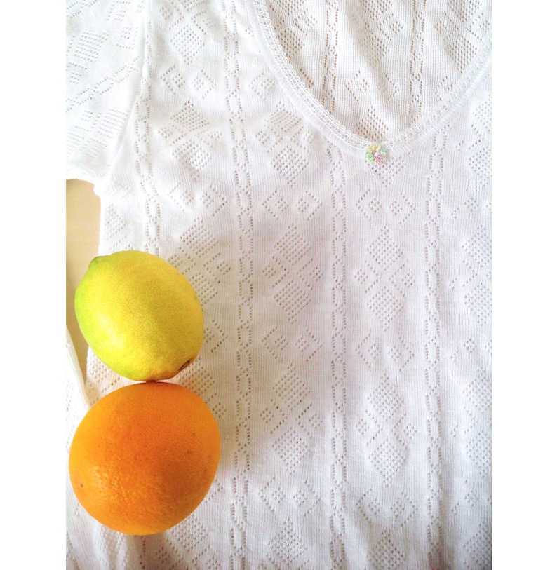 pointelle undershirt